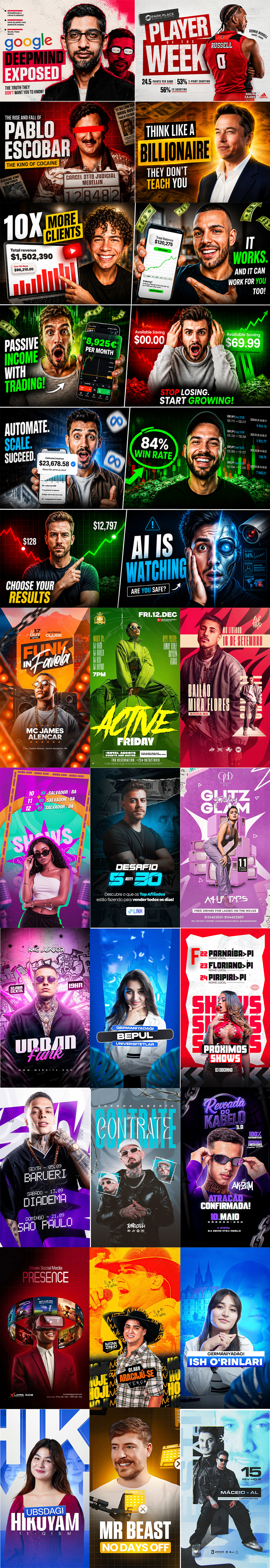 Thumbnail Design Portfolio